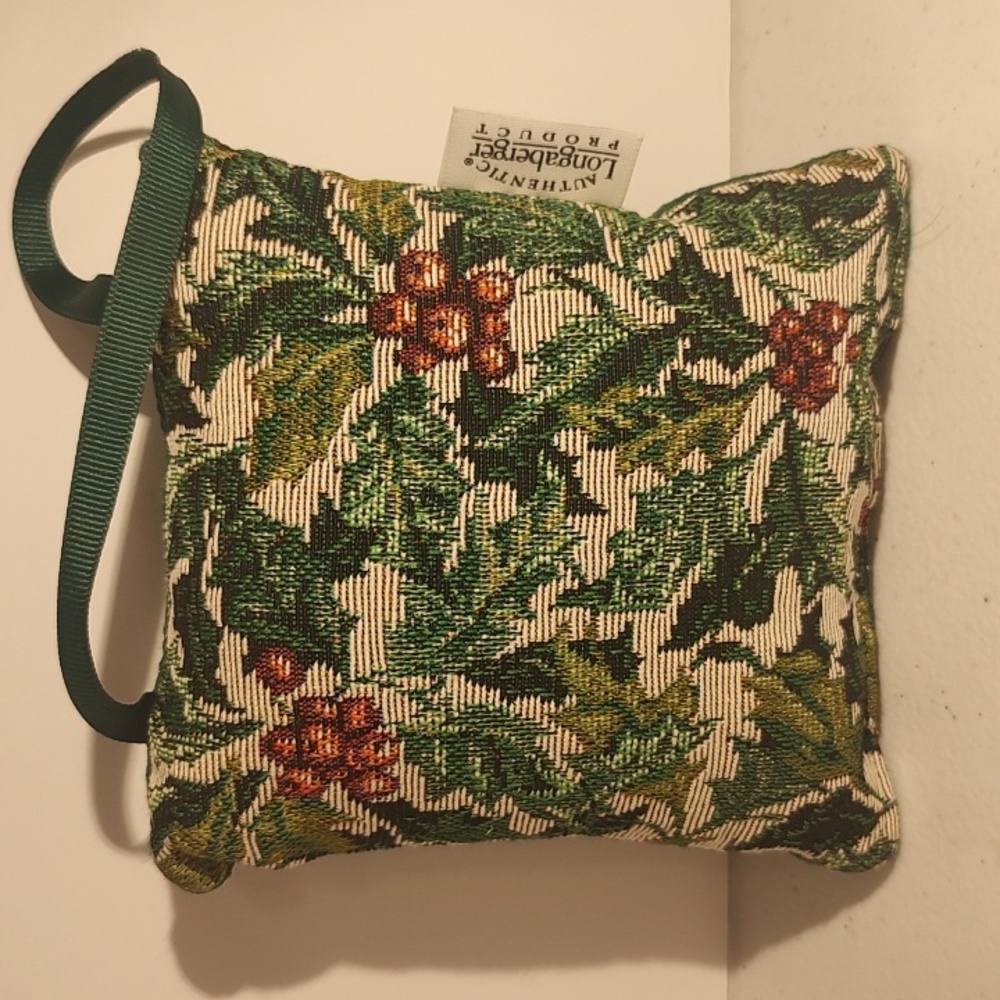 Holly Tapestry Hanging Pillow, Door Knob Pillow